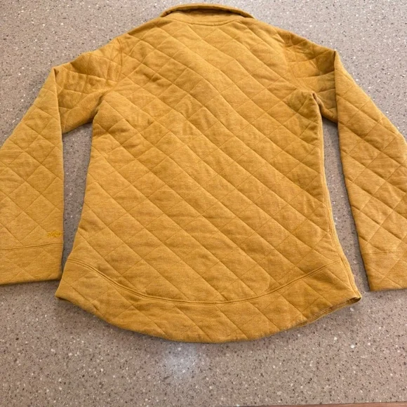 Marmot Yellow Quilted Pullover Jacket size XS - Picture 9 of 9